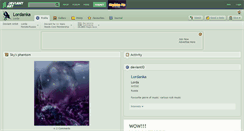 Desktop Screenshot of lordanka.deviantart.com