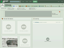 Tablet Screenshot of mekkasop.deviantart.com