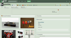 Desktop Screenshot of kamenrider.deviantart.com