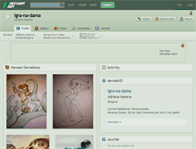 Tablet Screenshot of igra-na-dama.deviantart.com