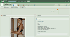 Desktop Screenshot of playboy-chick.deviantart.com