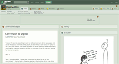 Desktop Screenshot of poisoned-pen.deviantart.com