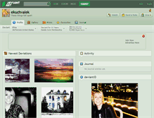 Tablet Screenshot of ekuchvalek.deviantart.com