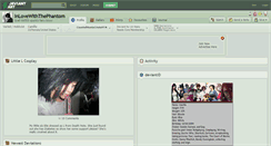 Desktop Screenshot of inlovewiththephantom.deviantart.com