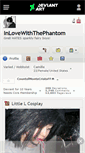 Mobile Screenshot of inlovewiththephantom.deviantart.com