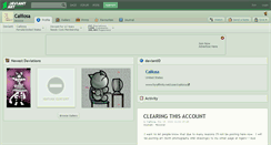 Desktop Screenshot of cailiosa.deviantart.com