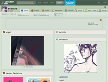 Tablet Screenshot of anamoar.deviantart.com