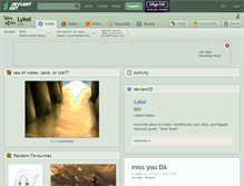 Tablet Screenshot of lykoi.deviantart.com