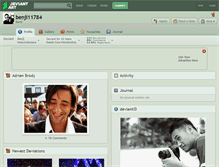 Tablet Screenshot of benji11784.deviantart.com