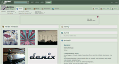 Desktop Screenshot of denixxx.deviantart.com