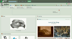 Desktop Screenshot of derfblue.deviantart.com