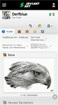 Mobile Screenshot of derfblue.deviantart.com