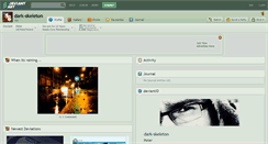 Desktop Screenshot of dark-skeleton.deviantart.com