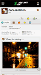 Mobile Screenshot of dark-skeleton.deviantart.com