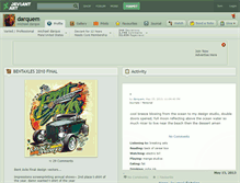 Tablet Screenshot of darquem.deviantart.com