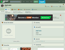 Tablet Screenshot of anal-vore.deviantart.com