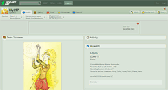 Desktop Screenshot of lily257.deviantart.com