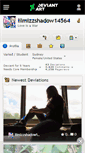 Mobile Screenshot of lilmizzshadow14564.deviantart.com