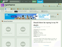 Tablet Screenshot of angelofhapiness.deviantart.com