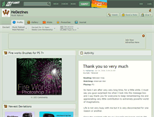 Tablet Screenshot of hedezines.deviantart.com