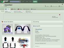 Tablet Screenshot of cleverone1.deviantart.com