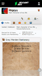 Mobile Screenshot of niqeyu.deviantart.com