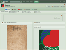 Tablet Screenshot of niqeyu.deviantart.com