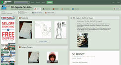 Desktop Screenshot of 5th-capsule-fan-art.deviantart.com