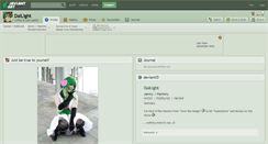 Desktop Screenshot of dailight.deviantart.com