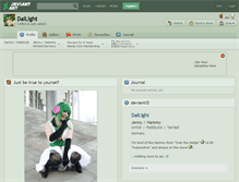 Tablet Screenshot of dailight.deviantart.com