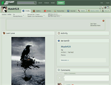 Tablet Screenshot of musartlit.deviantart.com