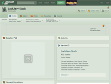 Tablet Screenshot of lockjavv-stock.deviantart.com