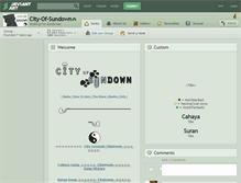 Tablet Screenshot of city-of-sundown.deviantart.com