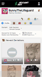 Mobile Screenshot of bunnythelifeguard.deviantart.com