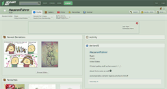 Desktop Screenshot of macaronifuhrer.deviantart.com