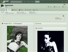 Tablet Screenshot of daemorium.deviantart.com