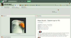 Desktop Screenshot of cubicdemigod.deviantart.com