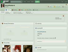 Tablet Screenshot of ice-princess-6.deviantart.com