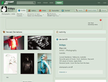 Tablet Screenshot of kidspy.deviantart.com