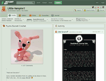 Tablet Screenshot of little-vampire.deviantart.com