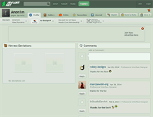 Tablet Screenshot of anon1m.deviantart.com