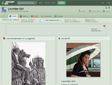 Tablet Screenshot of lowrider-girl.deviantart.com