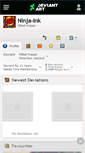 Mobile Screenshot of ninja-ink.deviantart.com