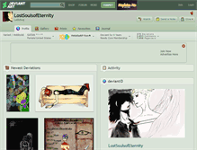 Tablet Screenshot of lostsoulsofeternity.deviantart.com
