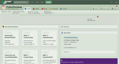 Desktop Screenshot of fictionworkshop.deviantart.com