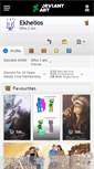 Mobile Screenshot of ekhelios.deviantart.com