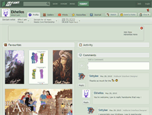 Tablet Screenshot of ekhelios.deviantart.com