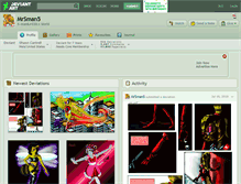 Tablet Screenshot of mrsman5.deviantart.com