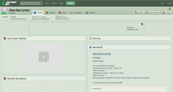 Desktop Screenshot of kisa-kat-lemur.deviantart.com