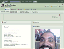 Tablet Screenshot of forgivenfoundone.deviantart.com